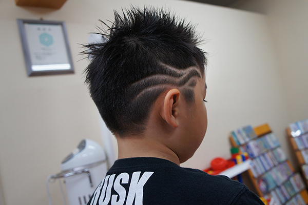 キッズバリアート☆スパイキーヘアー01