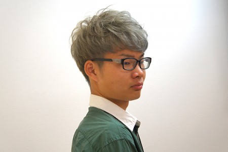 ツーブロック★アッシュ・べージュ02