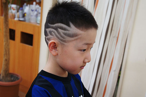 キッズバリアート♪トライバルライン01