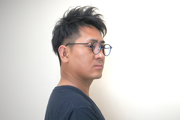 アップバング☆ツーブロックショート01